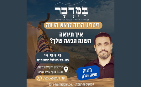 במדבר - ריטריט הכנה לראש השנה במצוקי דרגות, פנימיות התורה בטבע בראשיתי, איך תיראה השנה שלך? מנחה משה שרון, מצוקי דרגות נוף עוצר נשימה